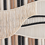 Художественный Гобелен из нитей Макраме Dunes Wall Art варинант исполнения - 2 | Loft Concept в Воронеже