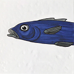 Плитка с узором Рыба пловчиха варинант исполнения - 5 | Loft Concept в Воронеже