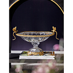 Чаша из прозрачного стекла с рельефным ободком и фигурками стрекоз Eden Garden варинант исполнения - 2 | Loft Concept в Воронеже