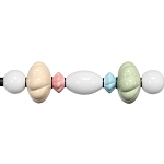 Подвесной светильник линейный с керамическими элементами 24W LED Fragrant Light варинант исполнения - 5 | Loft Concept в Воронеже