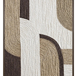 Панно из шнура геометрическая абстракция wall panel line II варинант исполнения - 1 | Loft Concept в Воронеже