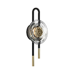 Бра с черным основанием и золотистым декором Bruno варинант исполнения - 4 | Loft Concept в Воронеже