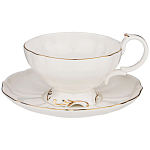 Чайный набор  белого цвета из фарфора на 6 персон 12 предметов Shine Porcelain варинант исполнения - 1 | Loft Concept в Воронеже