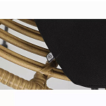 Стул круглый с ротанговым плетением Round Wicker Stool варинант исполнения - 6 | Loft Concept в Воронеже