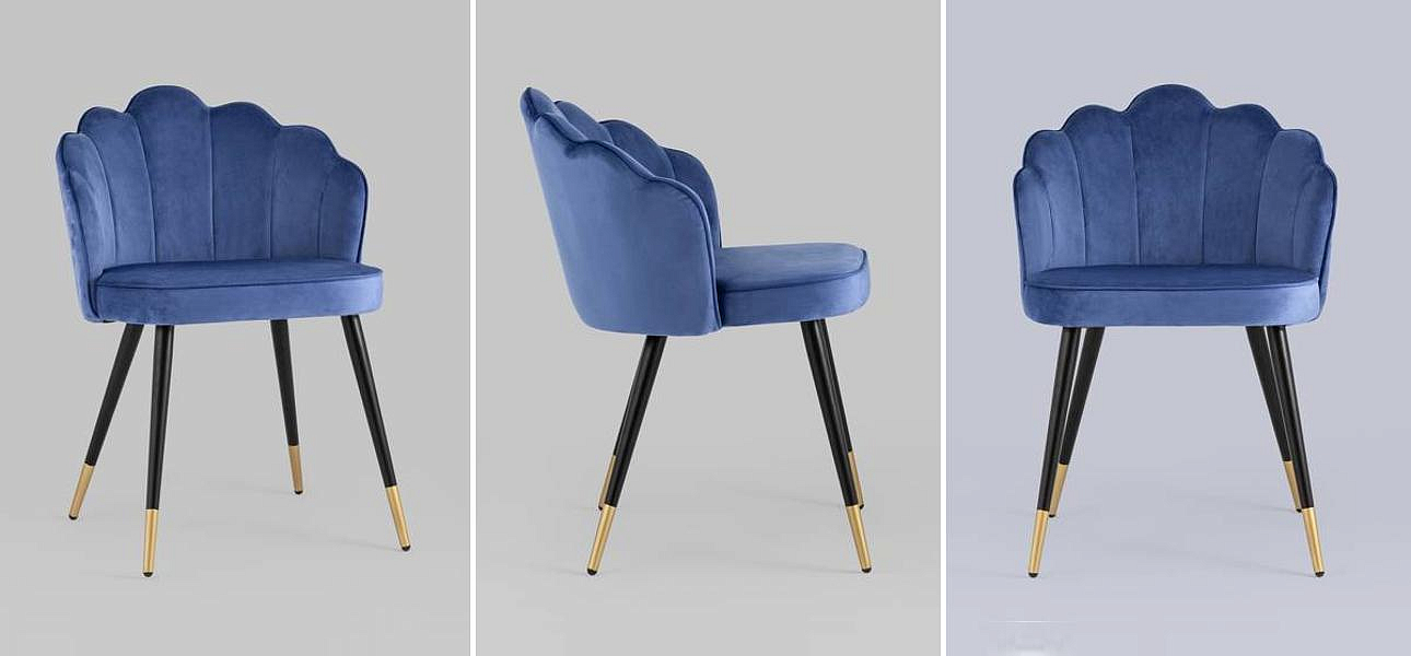 Стул Bristol Chair Королевский Синий Цвет Стул Bristol Chair Королевский Синий Цвет - Loft-Concept в Воронеже