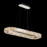 Люстра овальная с мозаичным хрустальным оформлением Sparks of Crystal варинант исполнения - 1 | Loft Concept в Воронеже