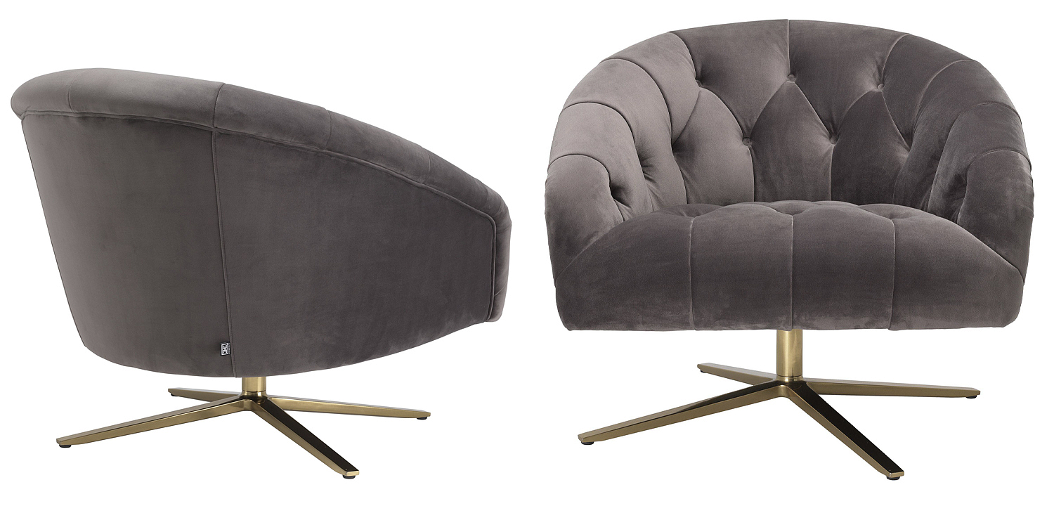 Кресло Eichholtz Swivel Chair Gardner Кресло Eichholtz Swivel Chair Gardner - Loft-Concept в Воронеже