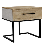 Тумба прикроватная с ящиком в стиле лофт Urban Style Space 2 варинант исполнения - 1 | Loft Concept в Воронеже