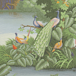 Обои ручная роспись Le Brésil Eden варинант исполнения - 1 | Loft Concept в Воронеже