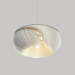 Подвесной светильник с белыми изящными декоративными лепестками Volumetric Petal Lamp варинант исполнения - 2 | Loft Concept в Воронеже