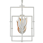 Люстра белая прямоугольная с абажурами в виде цветков тюльпана White Tulips варинант исполнения - 4 | Loft Concept в Воронеже