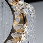 Люстра с подвесными рифлеными стеклянными трубками Nembus варинант исполнения - 20 | Loft Concept в Воронеже