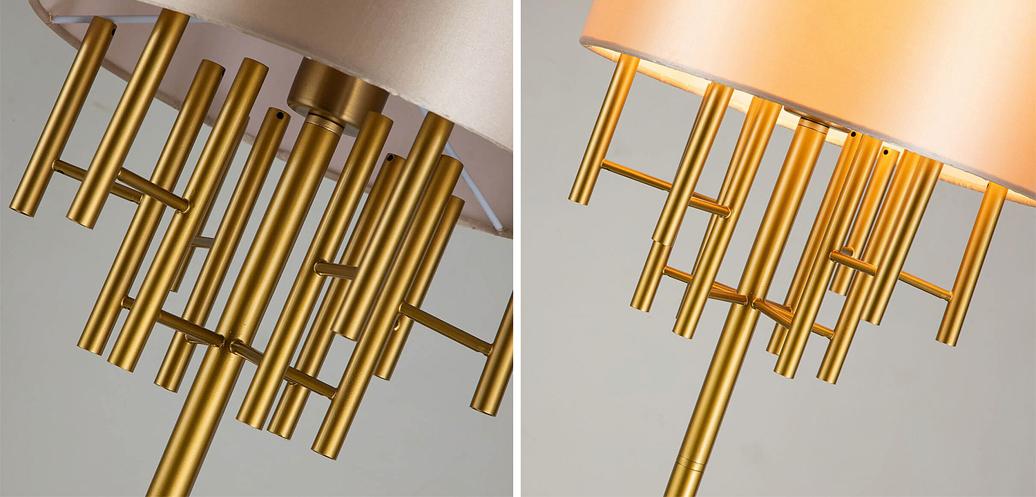 Торшер Oswell Lampshade Floor Lamp Торшер Oswell Lampshade Floor Lamp - Loft-Concept в Воронеже
