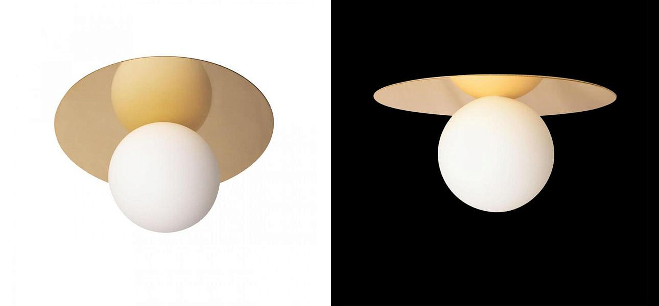 Светильник потолочный MATISSE Gold 25 см Светильник потолочный MATISSE Gold 25 см - Loft-Concept в Воронеже