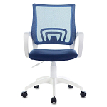 Офисное кресло с основанием из белого пластика Desk chairs Blue варинант исполнения - 4 | Loft Concept в Воронеже