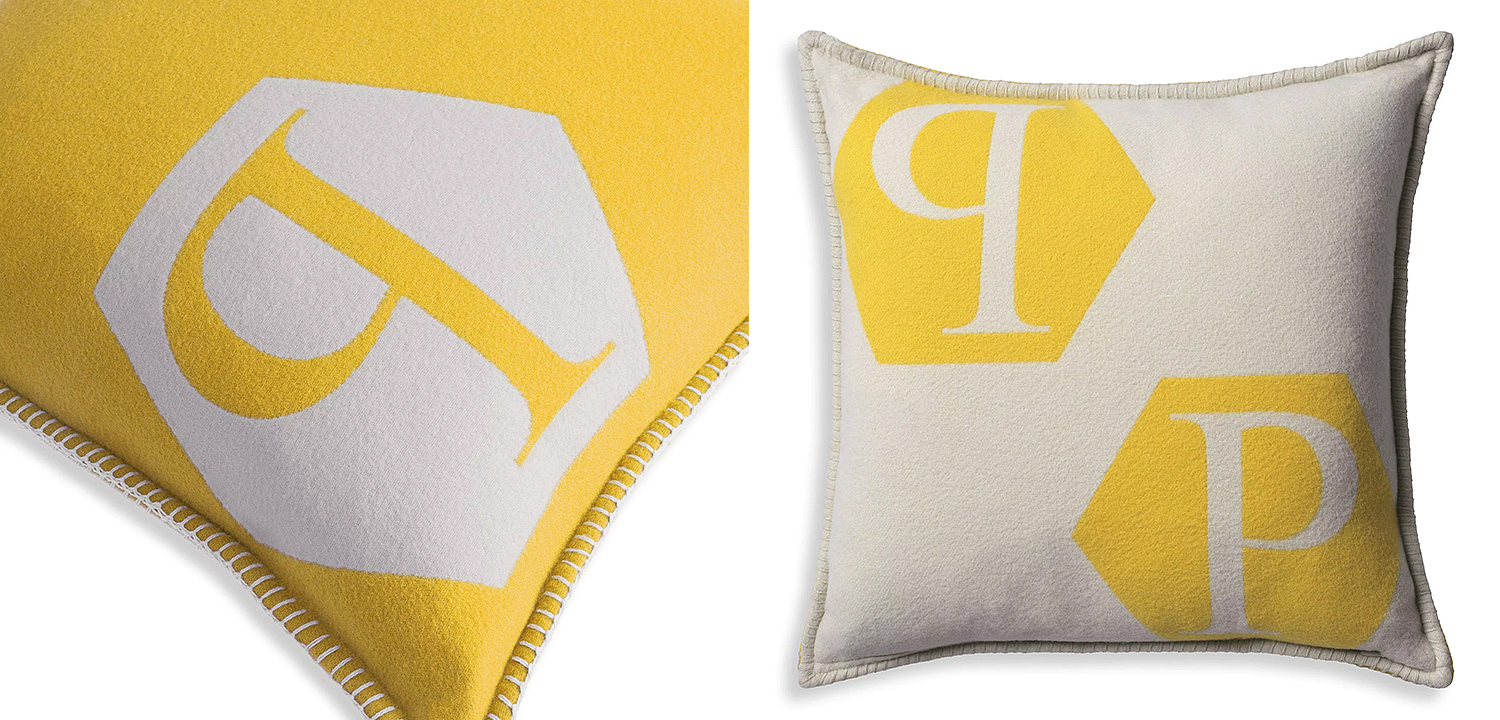 Подушка Philipp Plein Cushion Cashmere Yellow Подушка Philipp Plein Cushion Cashmere Yellow - Loft-Concept в Воронеже