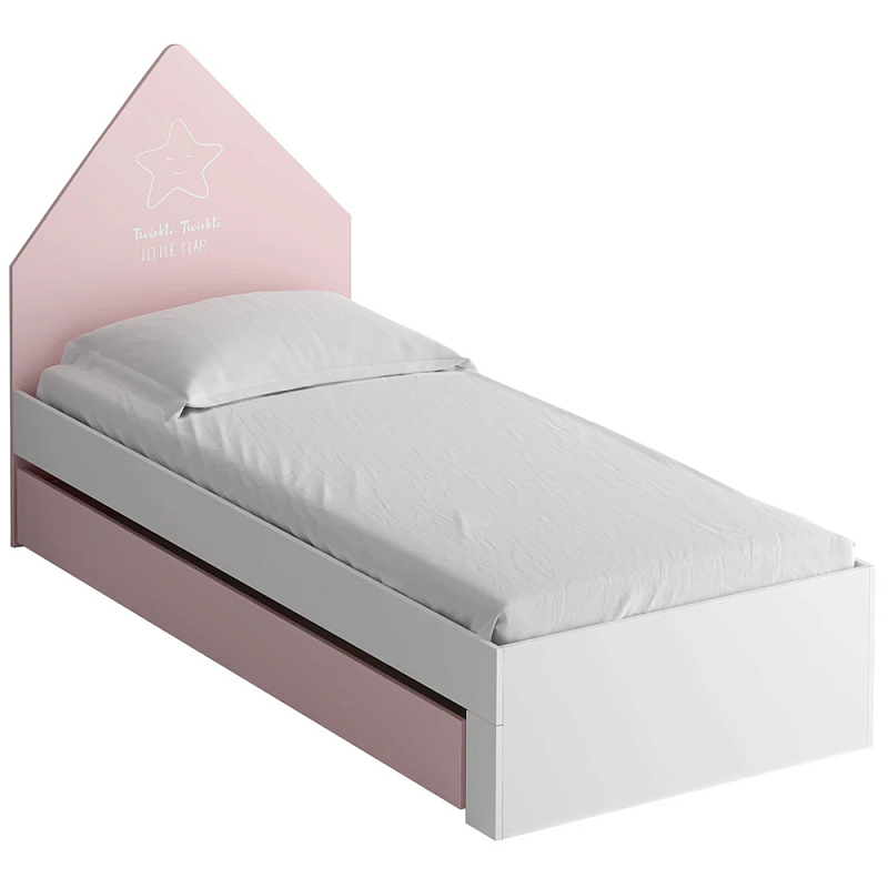 Кровать в детскую Tiny Town Bed Розовый Зеленый шалфей Бежевый Белый Кровать в детскую Tiny Town Bed Розовый Зеленый шалфей Бежевый Белый в Воронеже | Loft Concept
