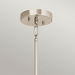 Подвесной светильник с рифленым стеклянным плафоном в форме шара Kichler варинант исполнения - 8 | Loft Concept в Воронеже