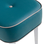 Квадратный мягкий пуф на белых ножках Winton Pouf Square варинант исполнения - 14 | Loft Concept в Воронеже