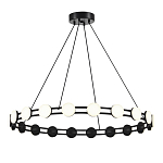 Люстра кольцевая с круглыми светодиодными источниками света Maxine Light варинант исполнения - 1 | Loft Concept в Воронеже