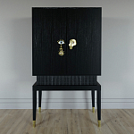 Кабинетный шкаф Elsa Dreams Black с 2-мя ящиками варинант исполнения - 5 | Loft Concept в Воронеже