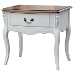 Прикроватная тумба в стиле прованс с ящиком Borde Montmartre Provence Bedside Table варинант исполнения - 1 | Loft Concept в Воронеже