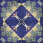 Плитка дизайнерская с узором Мангалоры варинант исполнения - 2 | Loft Concept в Воронеже