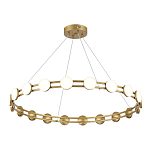 Люстра кольцевая с круглыми светодиодными источниками света Maxine Light варинант исполнения - 9 | Loft Concept в Воронеже