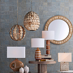 Люстра в форме шара с декором из круглых декоративных элементов Texture Discs варинант исполнения - 4 | Loft Concept в Воронеже