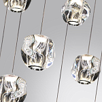 Люстра каскадня с 27-ю прозрачными шарообразными подвесами Bubbles Bocci варинант исполнения - 6 | Loft Concept в Воронеже