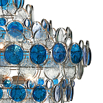 Люстра с каскадом из круглых декоративных элементов Harmony of Light варинант исполнения - 1 | Loft Concept в Воронеже