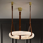 Люстра в форме обруча из натурального камня Minerals of Light варинант исполнения - 6 | Loft Concept в Воронеже