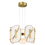 Люстра с мраморными вставками Marble Plates варинант исполнения - 2 | Loft Concept в Воронеже