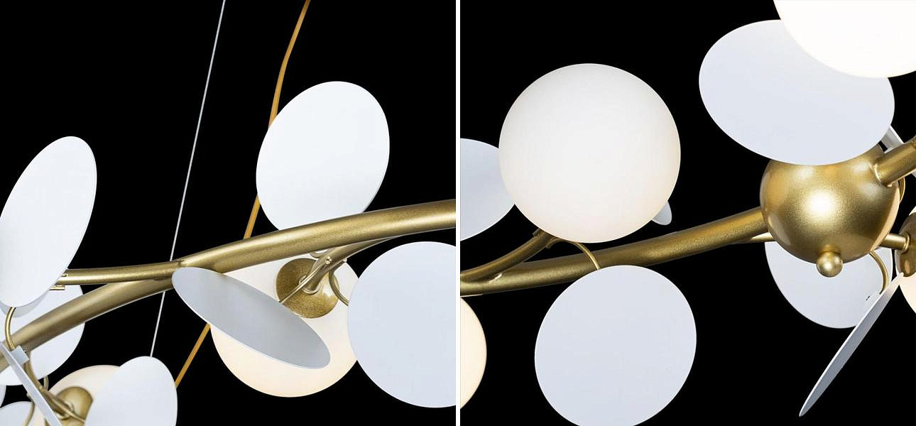 Люстра MATISSE Chandelier White диаметр 130 Люстра MATISSE Chandelier White диаметр 130 - Loft-Concept в Воронеже