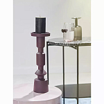 Подсвечник фигурный сливовый Bright Accent 35 см варинант исполнения - 4 | Loft Concept в Воронеже