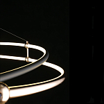 Люстра подвесная светодиодная Dаiana круглая варинант исполнения - 4 | Loft Concept в Воронеже