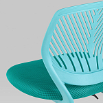 Яркий компьютерный стул Tropica Turquoise варинант исполнения - 6 | Loft Concept в Воронеже