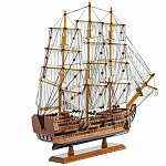 Декоративная модель деревянного парусника With The low варинант исполнения - 2 | Loft Concept в Воронеже