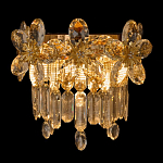 Бра с декоративными элементами в виде крупных хрустальных цветов Palace Gardens варинант исполнения - 2 | Loft Concept в Воронеже