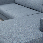 Мебельная ткань Шенилл голубой цвет 142 см T4-49 варинант исполнения - 8 | Loft Concept в Воронеже