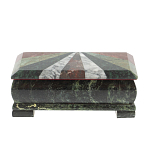 Шкатулка для денег с мозаикой из натуральных камней Stone Casket варинант исполнения - 2 | Loft Concept в Воронеже