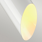 Подвесной светильник белого цвета с вытянутым цилиндрическим плафоном с косым срезом Elstead Lighting варинант исполнения - 5 | Loft Concept в Воронеже