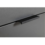 Комод цвета графит с 3-мя ящиками Strict Lines  варинант исполнения - 4 | Loft Concept в Воронеже