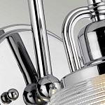 Бра с прозрачным рифленым плафоном в форме колокола Quoizel варинант исполнения - 3 | Loft Concept в Воронеже