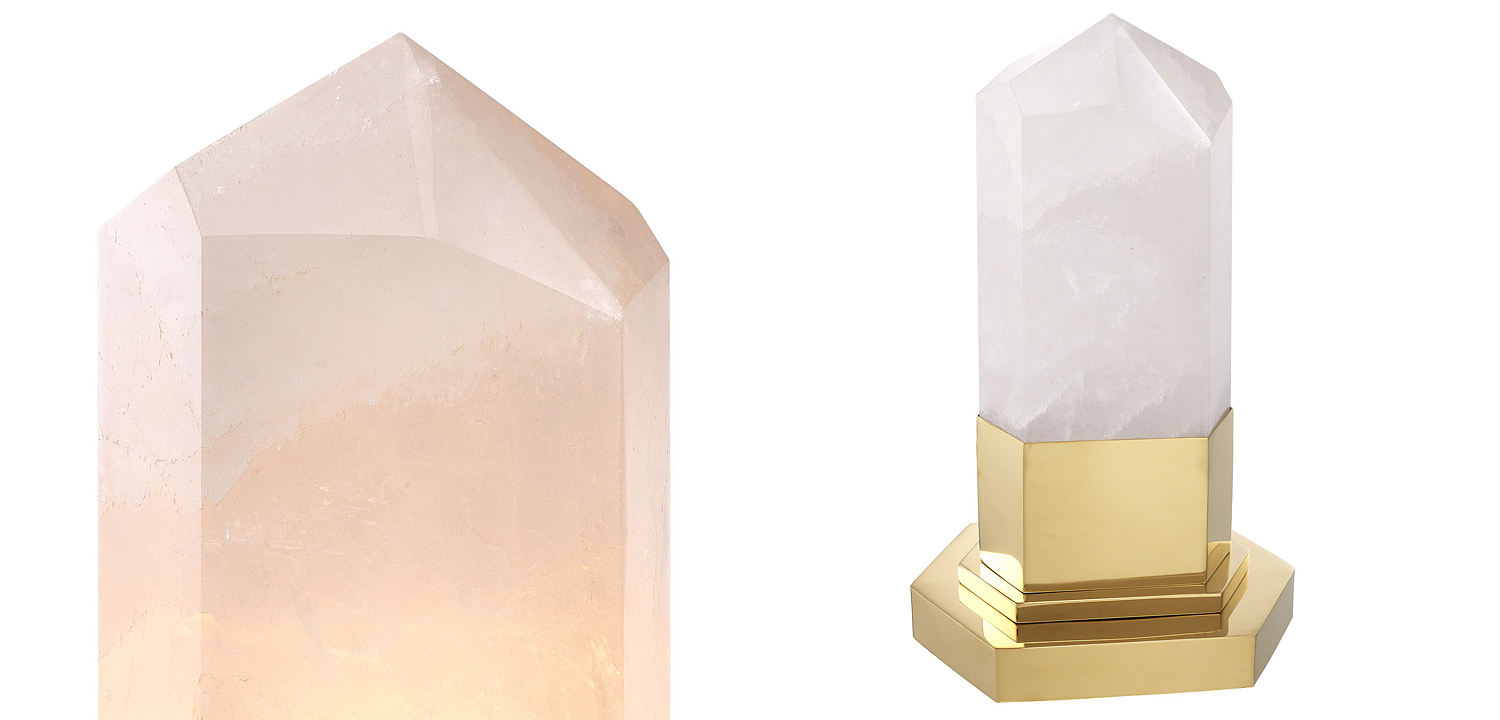 Настольная лампа Eichholtz Table Lamp Rock Crystal Настольная лампа Eichholtz Table Lamp Rock Crystal - Loft-Concept в Воронеже