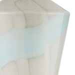 Настольная лампа стеклянная с тканевым абажуром Edges варинант исполнения - 1 | Loft Concept в Воронеже