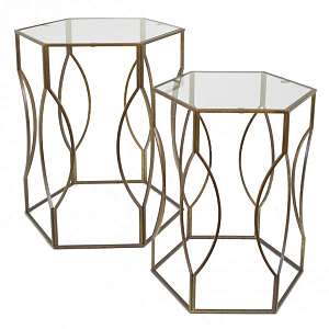 Набор из 2-х дизайнерских столов Oak Leaf