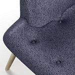 Мебельная ткань Шенилл синий цвет 138 см T4-33 варинант исполнения - 3 | Loft Concept в Воронеже