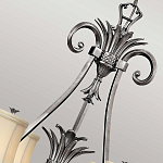 Люстра с 7-ю кремовыми текстильными абажурами Hinkley варинант исполнения - 4 | Loft Concept в Воронеже