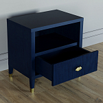 Прикроватная тумбочка с полкой Elsa Dreams Blue варинант исполнения - 2 | Loft Concept в Воронеже